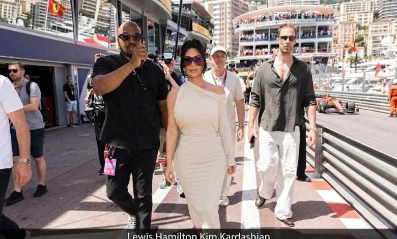 Lewis Hamilton Kim Kardashian